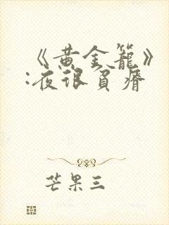 《黄金笼》作者:夜很贫瘠