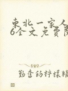 东北一家人1一6全文免费阅读封面