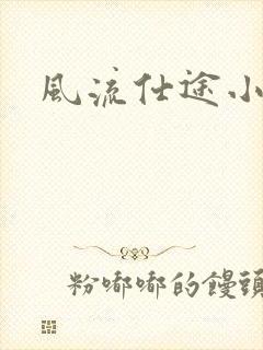 风流仕途小说封面