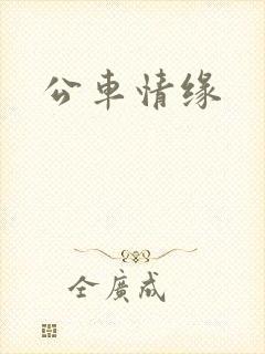 公车情缘封面