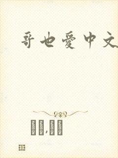 哥也爱中文封面