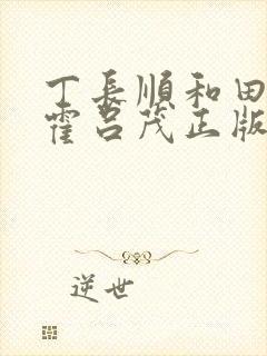 丁长顺和田晓兰霍吕茂正版封面