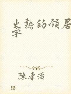 火热的领居中文字