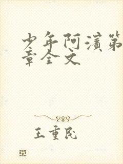 少年阿滨第13章全文