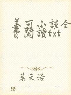 姜可小说全文免费阅读txt封面