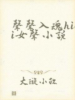 声声入魂hifi女声小说封面