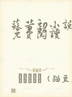 苏若初小说全文免费阅读