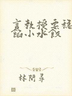 言教授要稳住肉馅小水饺封面