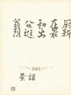 翁公和在厨房猛烈进出最新章节