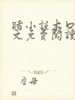 赌小说木口银全文免费阅读笔趣阁