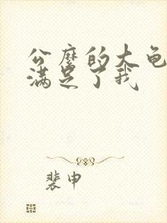 公么的大龟强大满足了我