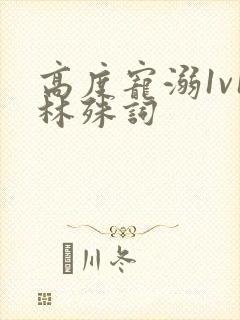 高度宠溺1v1林殊词