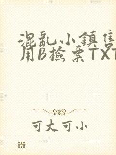 混乱小镇售票员用B检票TXT