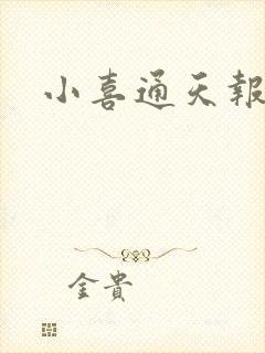 小喜通天报封面