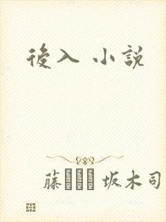 后入 小说