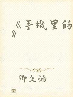 《手机里的秘密》封面