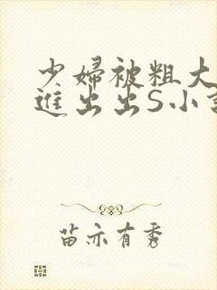 少妇被粗大猛进进出出S小说