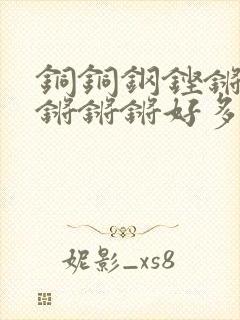 铜铜钢铿锵锵锵锵锵锵好多少阅读