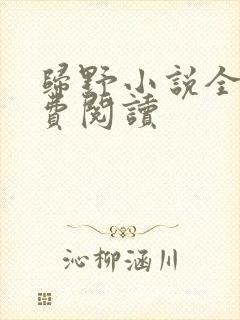 归野小说全文免费阅读封面