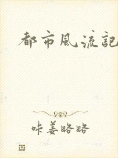 都市风流记封面