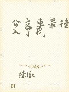 公交车最后一排入了我