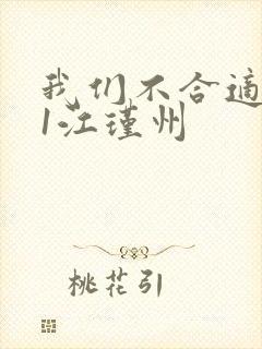 我们不合适1v1江瑾州封面