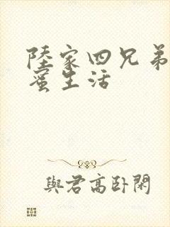 陆家四兄弟的甜蜜生活