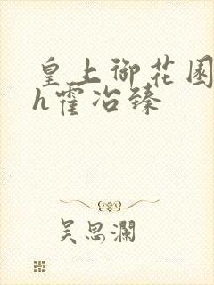 皇上御花园hlh霍冶臻封面