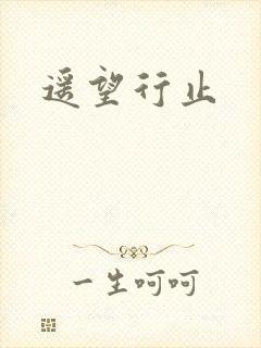 遥望行止
