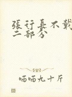 张行长不戴套第二部分封面