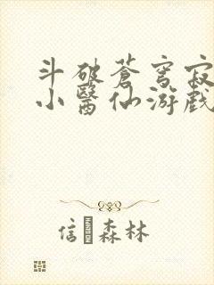 斗破苍穹寂寞的小医仙游戏世界