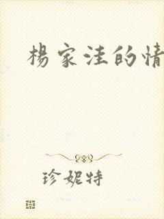 杨家洼的情事封面