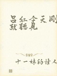 吕红今天刚进门就听见