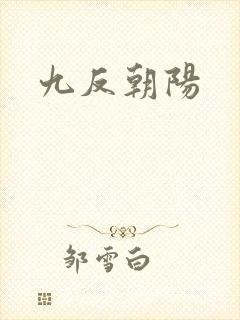 九反朝阳封面