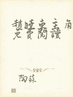 赵晓东主角小说免费阅读封面