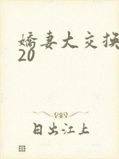 娇妻大交换1一20封面