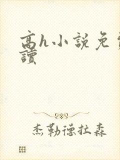 高h小说免费阅读