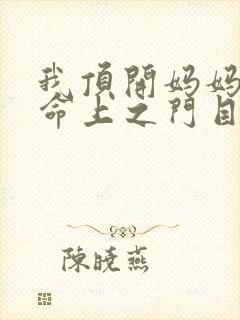 我顶开妈妈的生命上之门目录封面