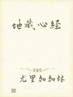 地藏心经封面