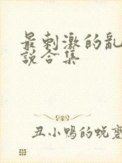最刺激的乱惀小说合集