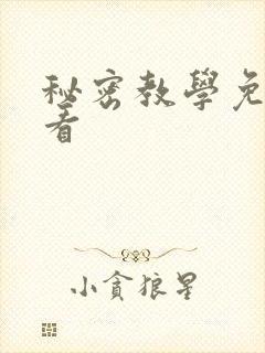秘密教学免费观看