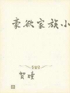 豪欲家族小说