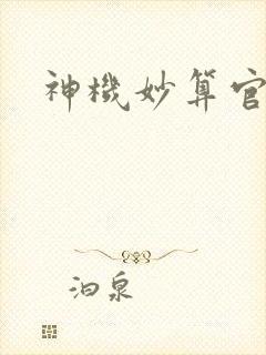 神机妙算官网封面