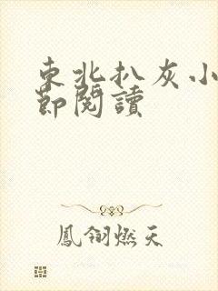 东北扒灰小说分节阅读