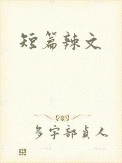 短篇辣文封面