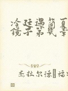 冷廷遇简夏对着镜子第几章封面