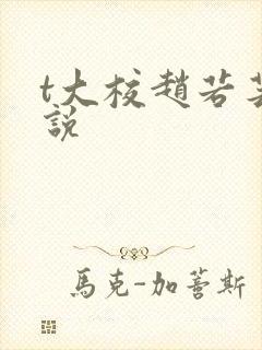 t大校赵若芸小说封面