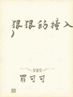 狠狠的撞入(h)封面