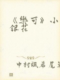 《乐可》小说金银花封面