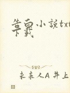 告白小说txt下载